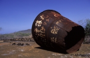 Scrap on Floreana, Galapagos