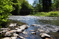 Millstone in the water