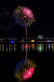 Display of Japanese fireworks