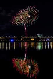 Display of Japanese fireworks