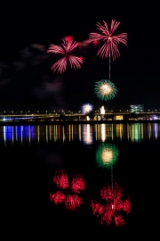Display of Japanes fireworks