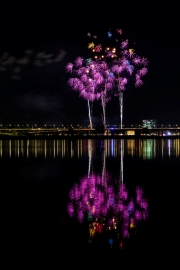 Display of Japanese fireworks
