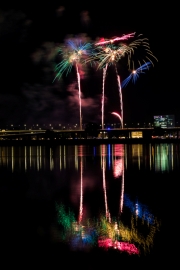 Display of Japanese fireworks