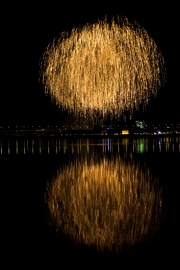 Display of Japanese fireworks