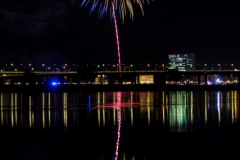 Display of Japanese fireworks