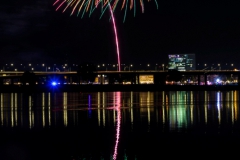 Display of Japanese fireworks