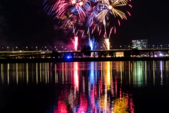 Display of Japanese fireworks