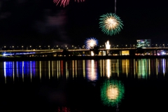 Display of Japanes fireworks