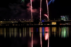 Display of Japanese fireworks