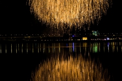Display of Japanese fireworks