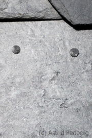 Slates on front of a house